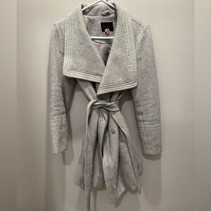 Grey textured Jessica Simpson pea coat size medium